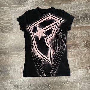 Famous stars & straps shirt super Y2k 2000s shirt